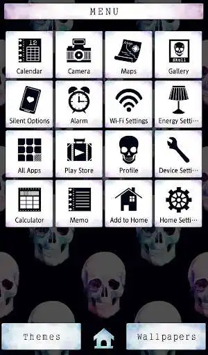 Play Stylish Wallpaper Skull Pattern Theme Play Stylish Wallpaper Skull Pattern Theme
