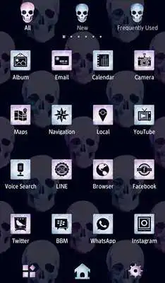 Play Stylish Wallpaper Skull Pattern Theme Play Stylish Wallpaper Skull Pattern Theme