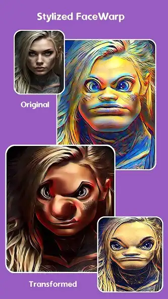 Play Stylized Face Warp as an online game Stylized Face Warp with UptoPlay
