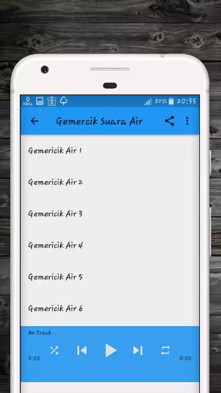 Play Suara Air Gemercik
