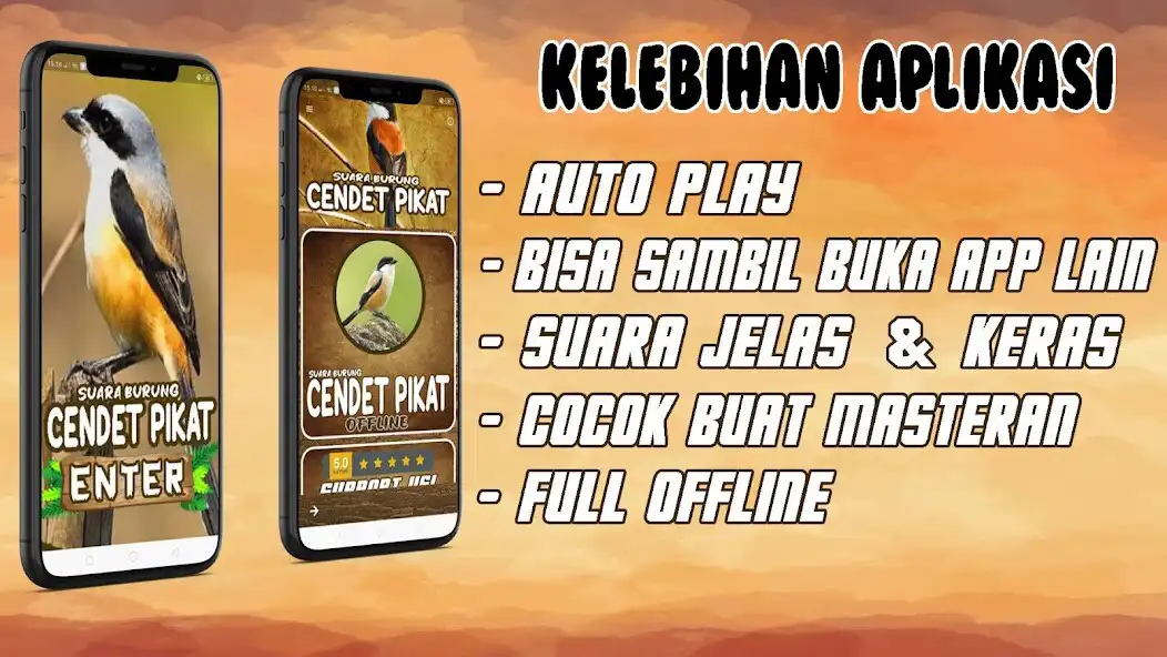 Play Suara Burung Cendet Pikat  and enjoy Suara Burung Cendet Pikat with UptoPlay