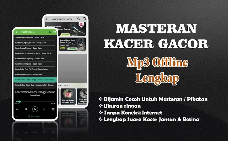 Play Suara Burung Kacer Gacor Mp3  and enjoy Suara Burung Kacer Gacor Mp3 with UptoPlay