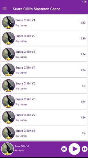 Play Suara Cililin Masteran Gacor as an online game Suara Cililin Masteran Gacor with UptoPlay
