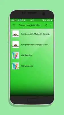 Play Suara Jangkrik Masteran Burung