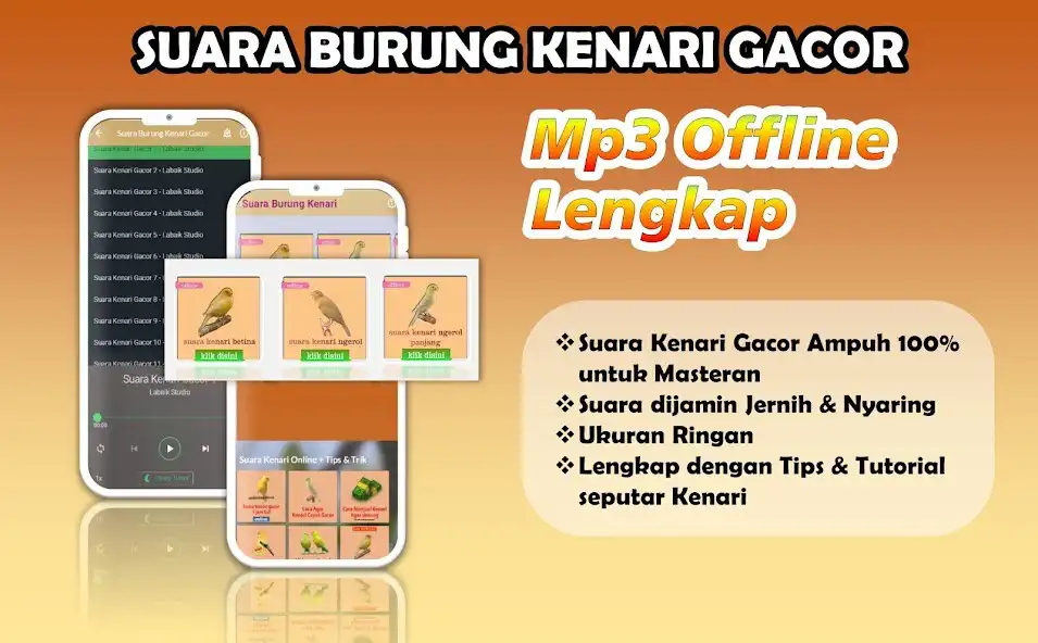 Play Suara Kenari Offline Mp3  and enjoy Suara Kenari Offline Mp3 with UptoPlay