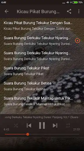 Play Suara Pikat Burung Tekukur Mp3 as an online game Suara Pikat Burung Tekukur Mp3 with UptoPlay