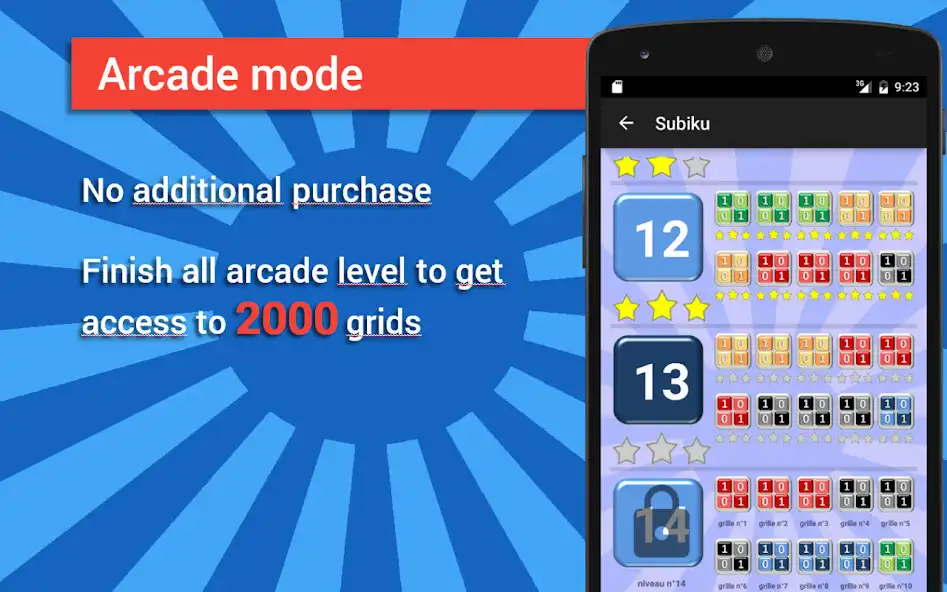 Play Subiku : the binary sudoku as an online game Subiku : the binary sudoku with UptoPlay