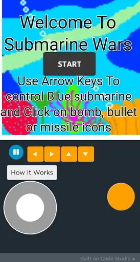 Play Submarine wars as an online game Submarine wars with UptoPlay