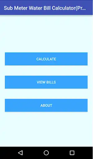 Play Sub Meter Water Bill Calculator (Pro Business) as an online game Sub Meter Water Bill Calculator (Pro Business) with UptoPlay