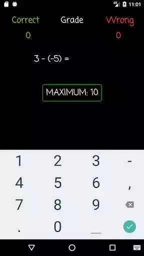 Play Subtraction Practice: Negative Numbers