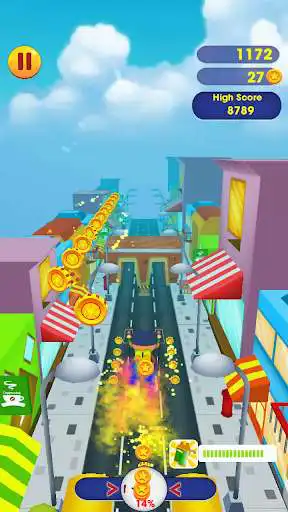 Play Subway B-Boy  Runner 3D as an online game Subway B-Boy  Runner 3D with UptoPlay