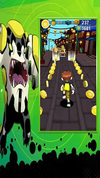 Play Subway Ben Omnitrix Alien Run  and enjoy Subway Ben Omnitrix Alien Run with UptoPlay
