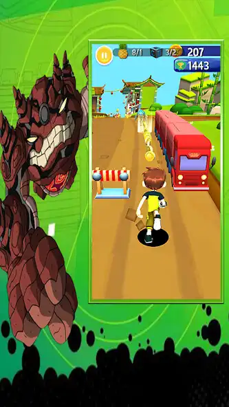 Play Subway Ben Omnitrix Alien Run as an online game Subway Ben Omnitrix Alien Run with UptoPlay