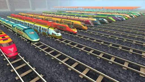 Play Subway Bullet Train Sim 2019 as an online game Subway Bullet Train Sim 2019 with UptoPlay
