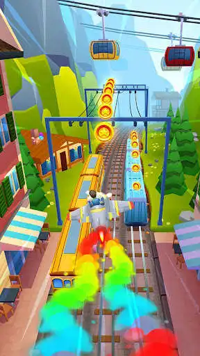 Play Subway Crazy Run: Endless Surf as an online game Subway Crazy Run: Endless Surf with UptoPlay