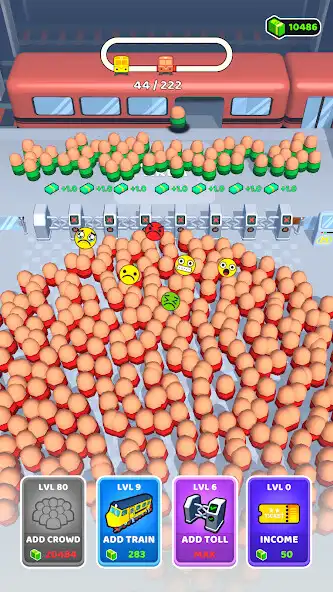 Play Subway Crowd as an online game Subway Crowd with UptoPlay