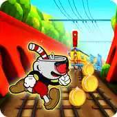 Free play online Subway Cuphead for halloween APK