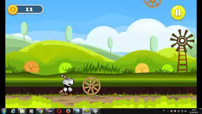 Play Subway Cuphead for halloween