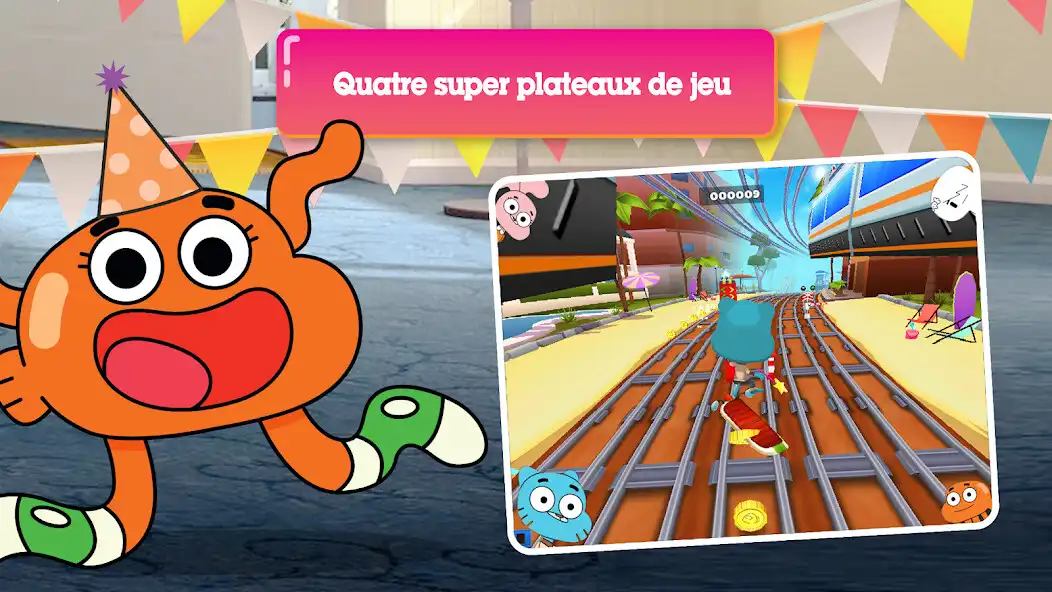 Play Subway Gumball Adventure Rac 2 as an online game Subway Gumball Adventure Rac 2 with UptoPlay