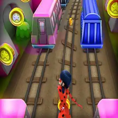 Play Subway LadyBug in City Game