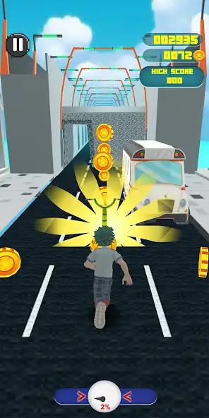 Play Subway My Hero Run as an online game Subway My Hero Run with UptoPlay