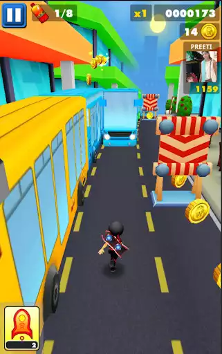 Play Subway Ninja Run:Surfer in the road  and enjoy Subway Ninja Run:Surfer in the road with UptoPlay