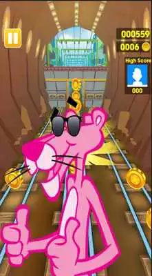 Play Subway panther Pink City Adventure
