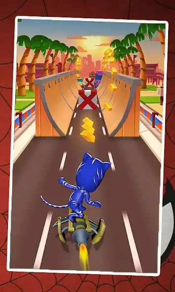 Play Subway Pj Moonlight Mask Dash  and enjoy Subway Pj Moonlight Mask Dash with UptoPlay