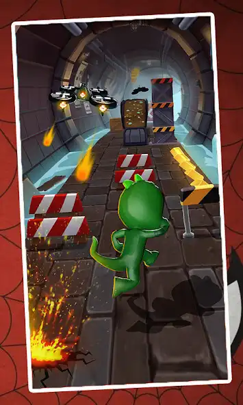 Play Subway Pj Moonlight Mask Dash as an online game Subway Pj Moonlight Mask Dash with UptoPlay