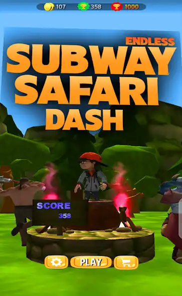Play Subway Safari Dash  and enjoy Subway Safari Dash with UptoPlay