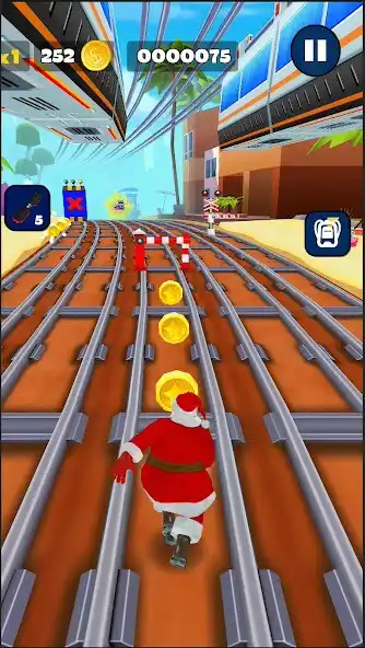 Play Subway Santa Claus Runner Xmas  and enjoy Subway Santa Claus Runner Xmas with UptoPlay