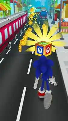Subway Sonic Surf Dash online game with UptoPlay