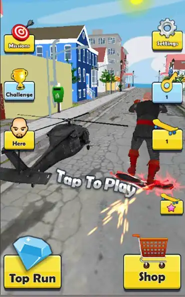 Play Subway Spider Hoverboard Run as an online game Subway Spider Hoverboard Run with UptoPlay