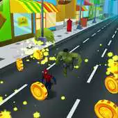 Free play online Subway Surf Rush: avenger spiderman 3D Game 2018 APK