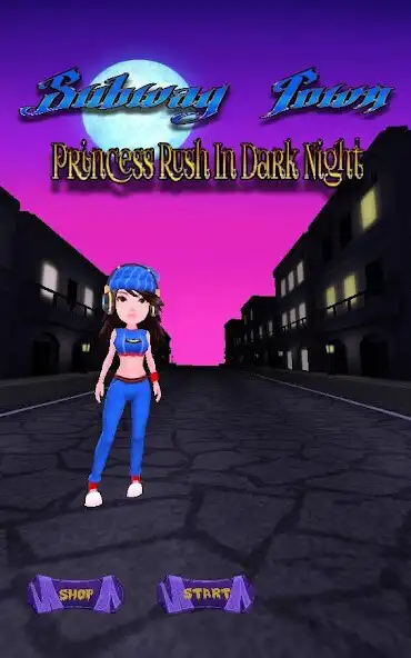 Play APK Subway Town: Princess Rush in Dark Night  and enjoy Subway Town: Princess Rush in Dark Night with UptoPlay com.devevil.Subwaytown