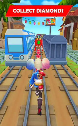 Play Subway Train Surf : Running Game! as an online game Subway Train Surf : Running Game! with UptoPlay