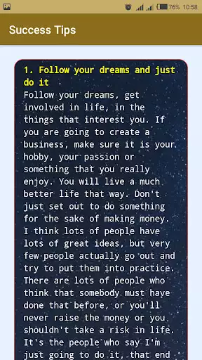 Play Success Tips