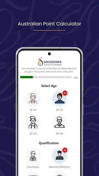 Play SuccessVisa-Point Calculator  and enjoy SuccessVisa-Point Calculator with UptoPlay