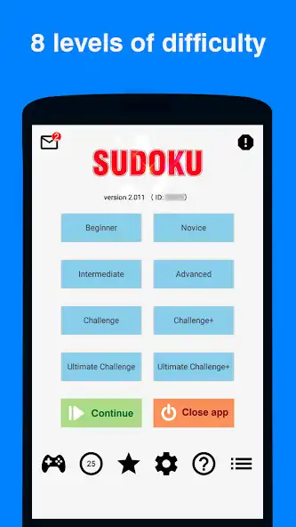 Play Sudoku - 5700 original puzzles as an online game Sudoku - 5700 original puzzles with UptoPlay