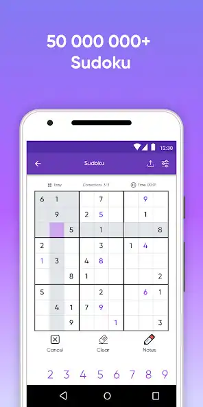 Play Sudoku classic infinite puzzle as an online game Sudoku classic infinite puzzle with UptoPlay
