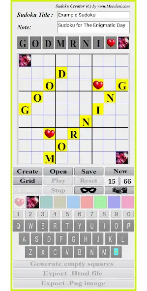 Play Sudoku Creator  and enjoy Sudoku Creator with UptoPlay