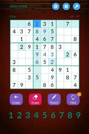 Play Sudoku Easy - Hard  and enjoy Sudoku Easy - Hard with UptoPlay