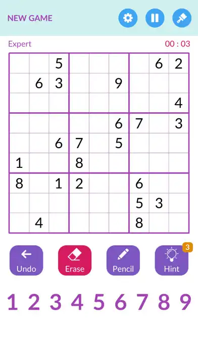 Play Sudoku - Puzzle  Brain Game as an online game Sudoku - Puzzle  Brain Game with UptoPlay