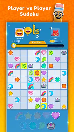 Play Sudoku Scramble - Head to Head Puzzle Game as an online game Sudoku Scramble - Head to Head Puzzle Game with UptoPlay