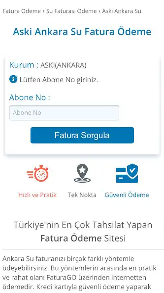 Play Su Faturası Ödeme as an online game Su Faturası Ödeme with UptoPlay