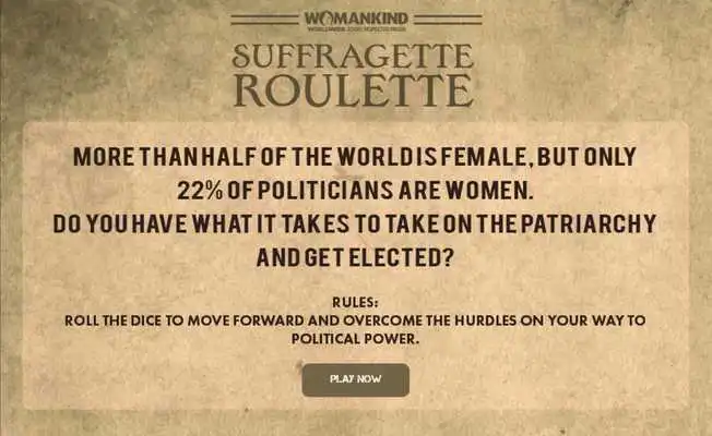 Play Suffragette Roulette