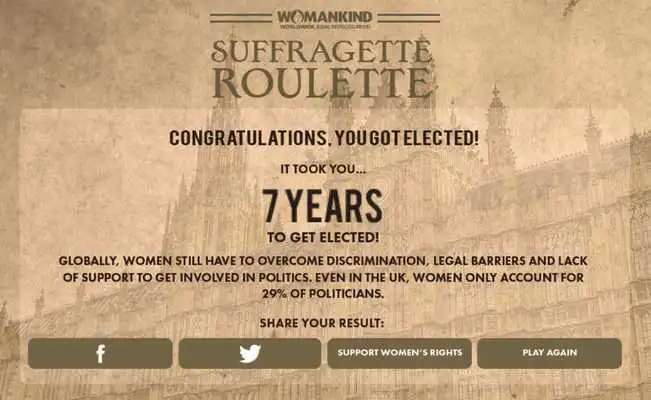 Play Suffragette Roulette