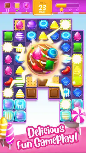 Play Sugar Candy - Match 3 Puzzle Game 2020 as an online game Sugar Candy - Match 3 Puzzle Game 2020 with UptoPlay