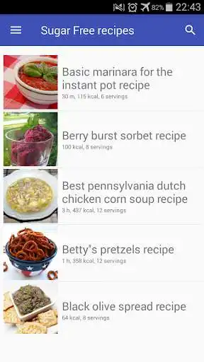 Play Sugar Free recipes for free app offline with photo  and enjoy Sugar Free recipes for free app offline with photo with UptoPlay