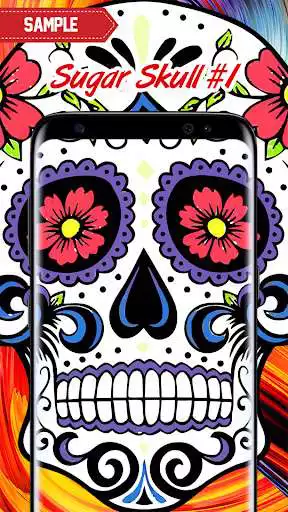 Play Sugar Skull Wallpaper  and enjoy Sugar Skull Wallpaper with UptoPlay